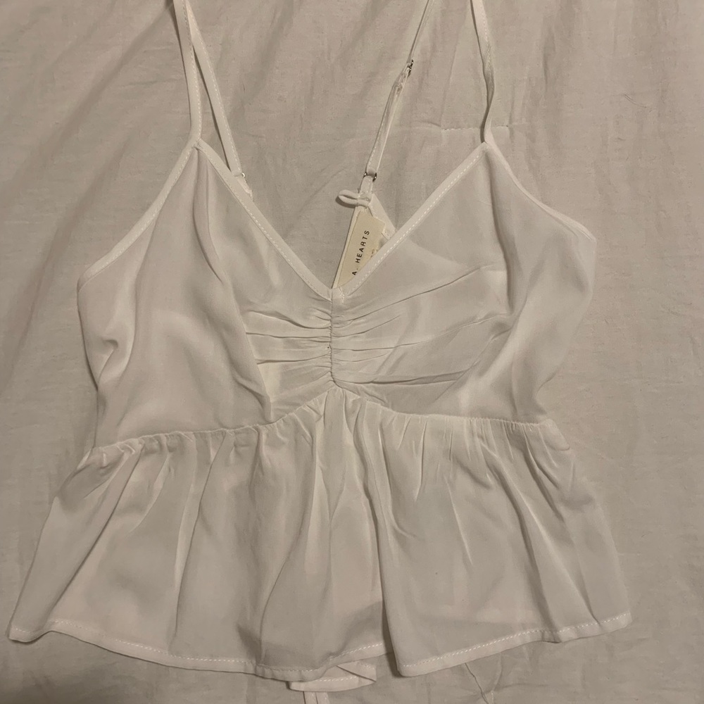Pacsun white flowy top